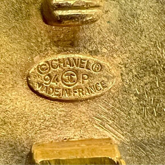 Chanel Authentic Earring’s Beaded Boarder COCO Chanel - Picture 4 of 8